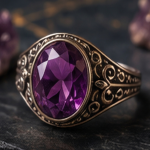 Amethyst Calm Ring