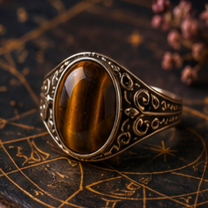 Tiger Eye Confidence Ring